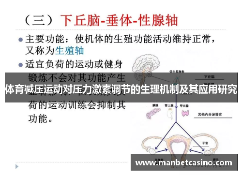 体育减压运动对压力激素调节的生理机制及其应用研究